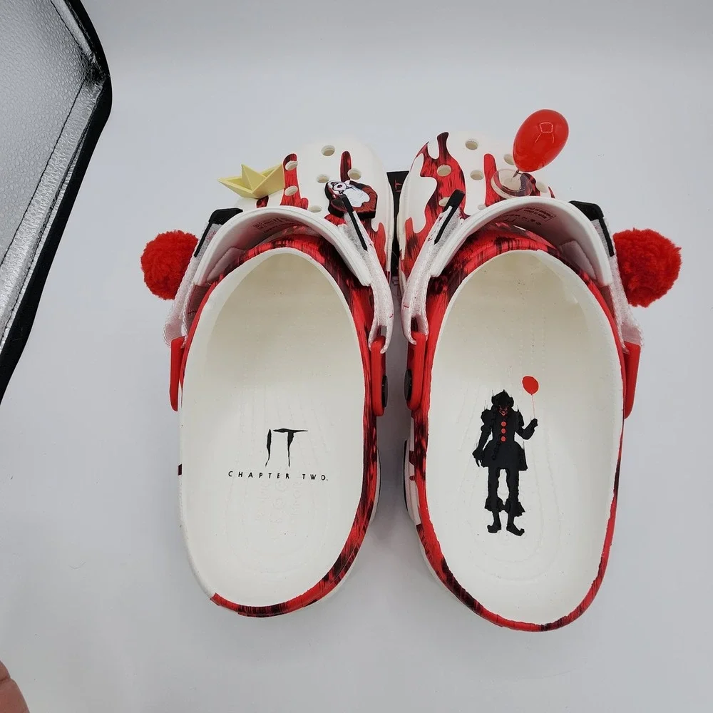 Crocs IT Movie All-Terrain Clog Horror Pack Pennywise Mens 9‎ /Womens 11 NEW